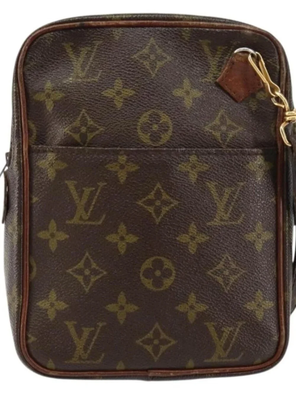 LOUIS VUITTON Monogram Danube Shoulder Bag Vintage M45266 LV Auth 160227